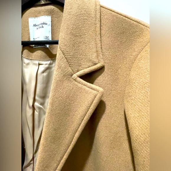 Abercrombie & Fitch Wool-Blend Dad Coat - Picture 8 of 12